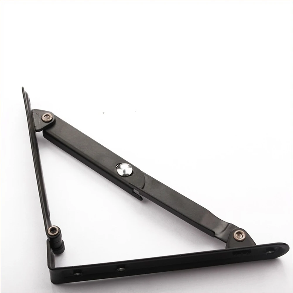 2pcs Home Wall Mounted Triangular Iron Kitchen Bearing DIY Support Storage Folding Shelf Bracket Bench Table Space Saving | Дом и сад
