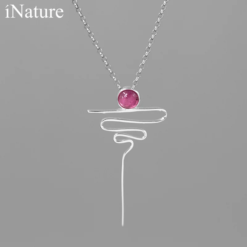 

Кулон из серебра 925 пробы с натуральным турмалином