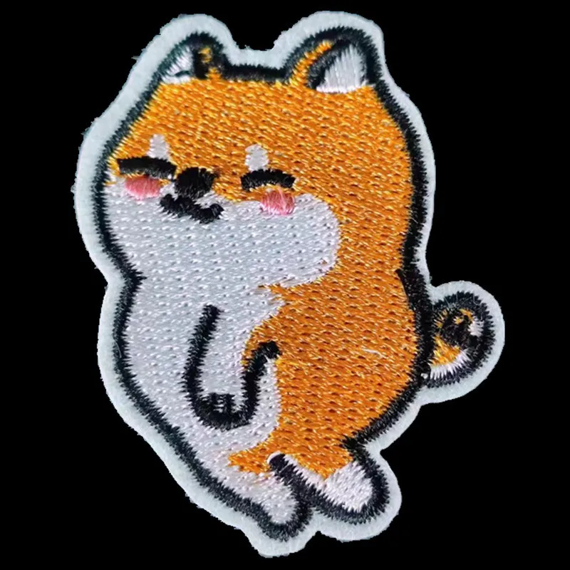 

Embroidery Animal Patch Lovely Dog Iron on Patch for clothing accessories Cute Style Pattern Logo Strange things Diy Gifts