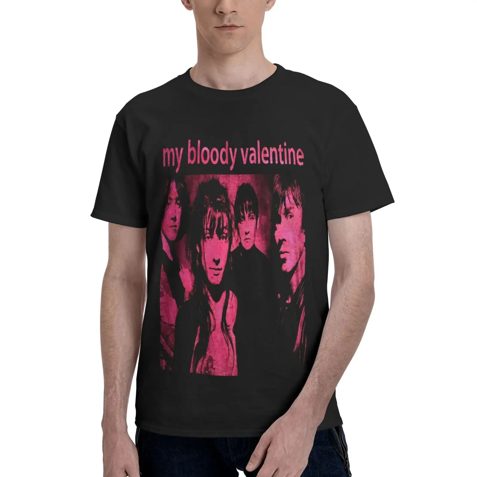 

Футболка мужская оверсайз с надписью My Bloody Valentine Band Reprint 235Xl 2473