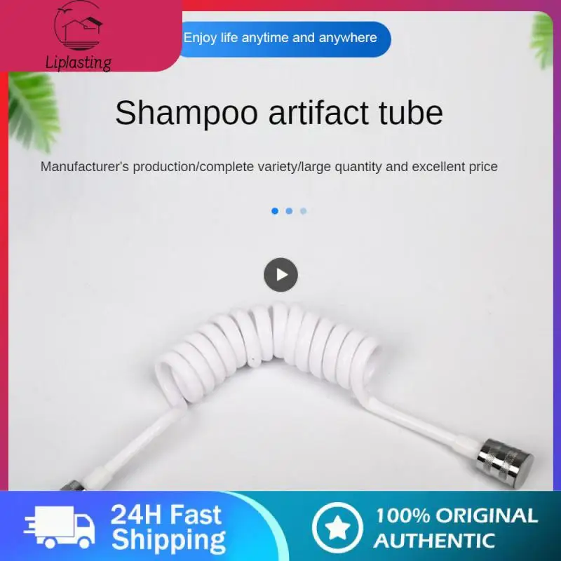 

Durable Phone Cord Shower Hose Take A Shower Bathroom Accessories Multifunction Telescopic Spring Tube Flexible Appendix