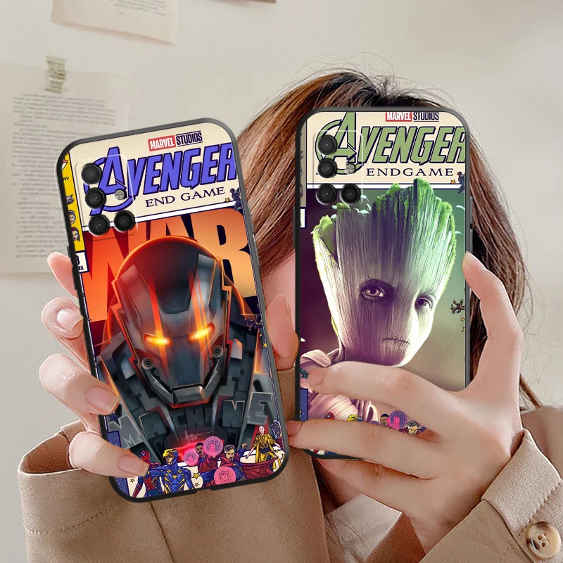 

Marvel Comics Phone Cases For Samsung S20 FE S20 S8 Plus S9 Plus S10 S10E S10 Lite M11 M12 S21 Ultra Cases Shell Coque