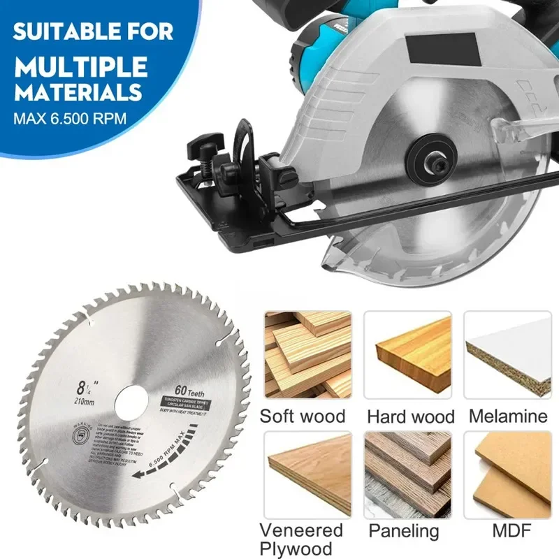 Полотно циркулярной пилы TCT 136 мм для деревообработки с 48 зубьями пильное полотно