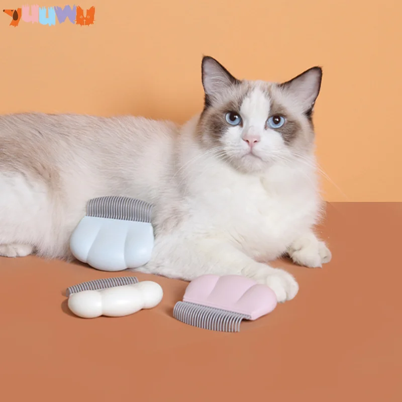 

Pet Cat Comb Long-haired Short-haired Shell Comb To Remove Floating Hair Clean Hair Pet Grooming Comb Dog Accessories Pet Items