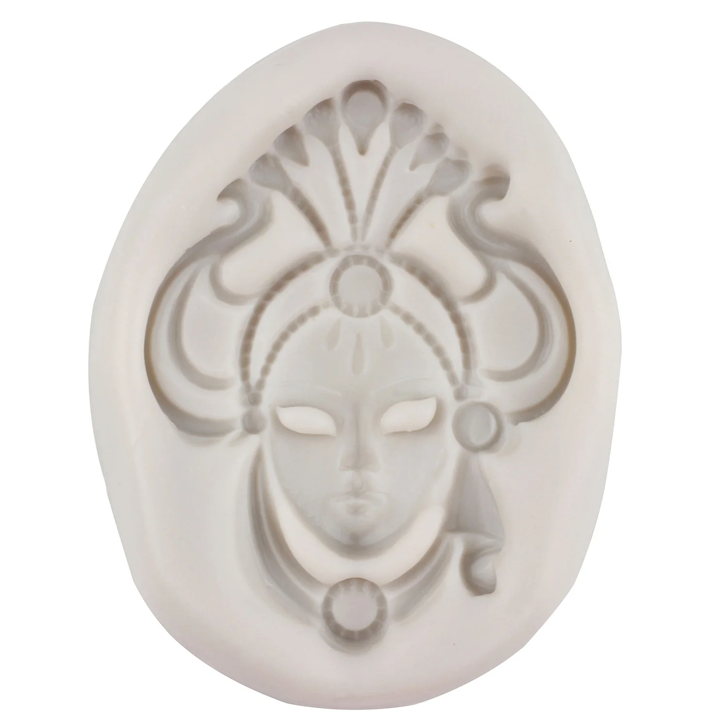 Маска девушка 3D силиконовые формы на день рождения DIY вечерние помадные