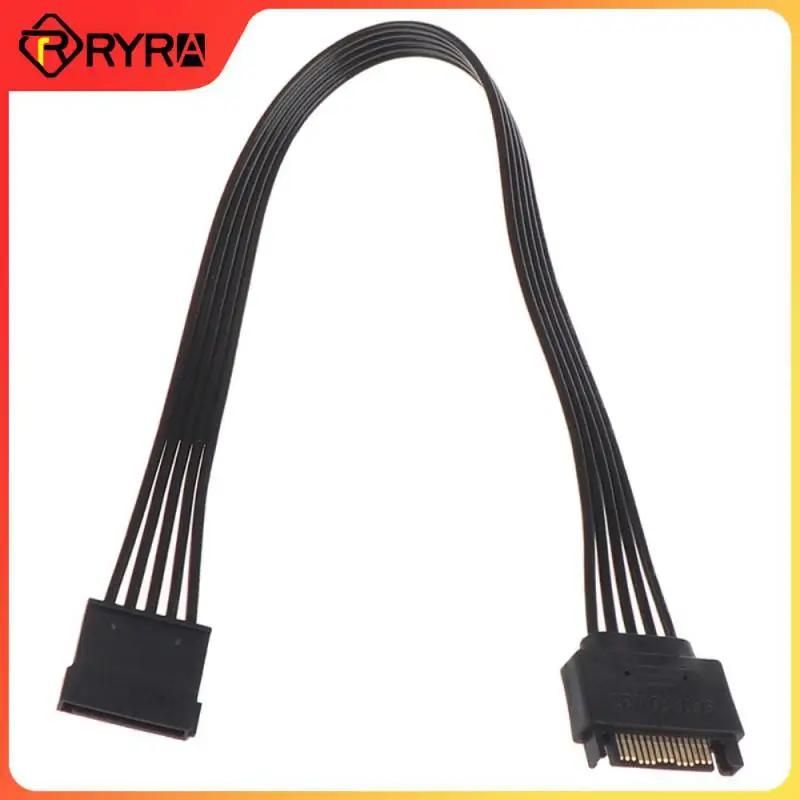 

1~20PCS SATA 15Pin Male To Female Power Extension Cord HDD SSD Power Cord SATA PC Power Cord 18AWG Pure Copper Tinned Wire