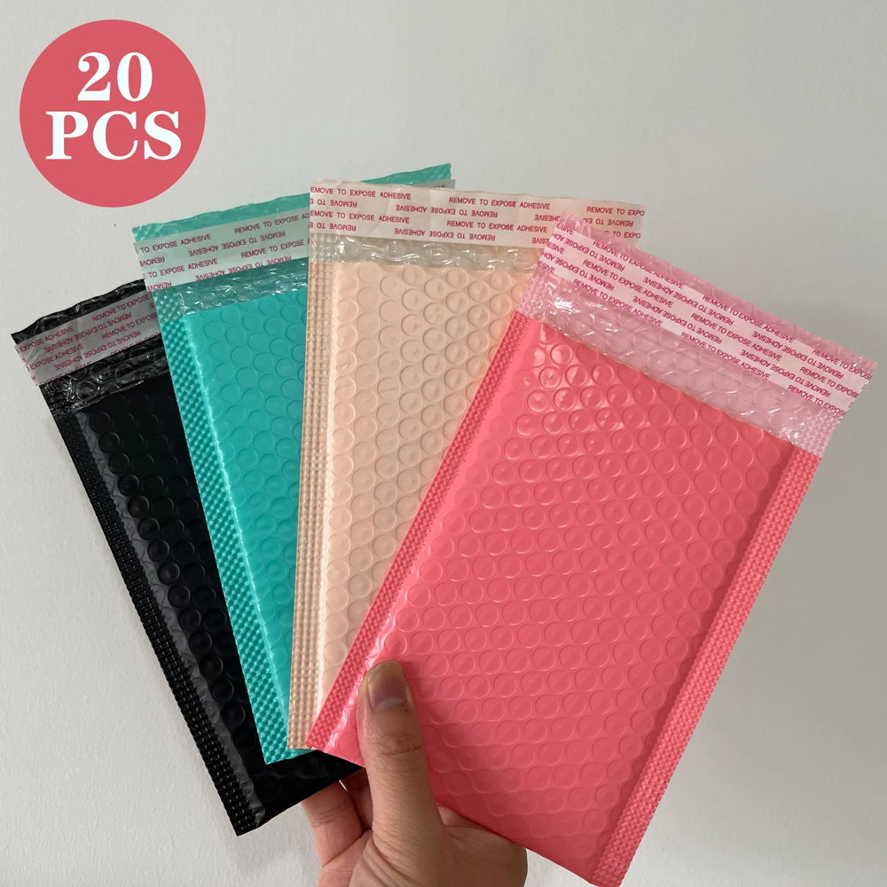 

20 шт. пузырчатый конверт, пузырчатая пленка для упаковки, экспедиции, доставка, упаковка, милая почтовая упаковка, пакет для заказов