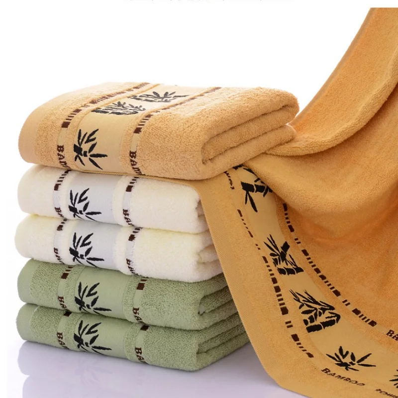 

Bamboo Fiber Towels Bathroom Set Luxury Bath Towels for Adults Large 70*140cm Beach Towel Quick-drying Face Hand Towel 35*75cm