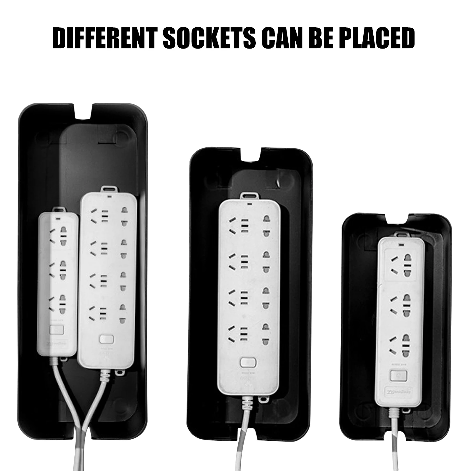 

Plastic Wire Storage Box Power Line Storage CasesJunction Box Cable Tidy Storage Box Desktop Power Cord Data Cable Arrangement