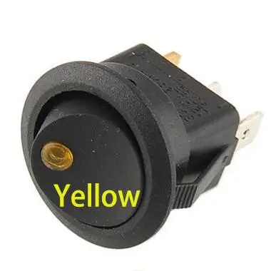 Переключатель ETERNALFAR 12В 2 контакта черный