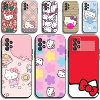 hello kitty takara tomy phone cases for samsung galaxy m11 12 s8 s9 s10 s20 s20fe s21 s21plus s21 uitra cases funda back cover