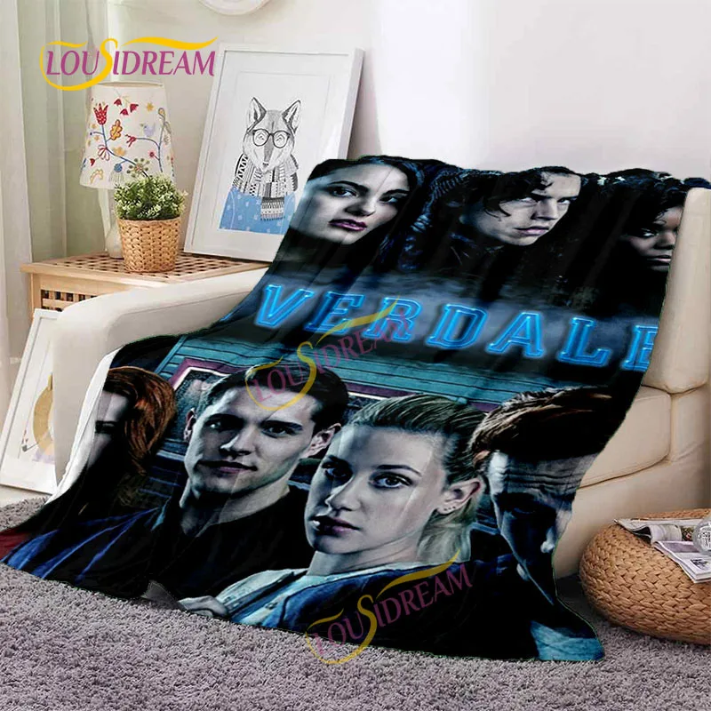 

Riverdale Flannel Blanket Print Soft Upholstery Suspense TV series Home Decor Thin Quilt Casual Office Nap Warm Blanket.