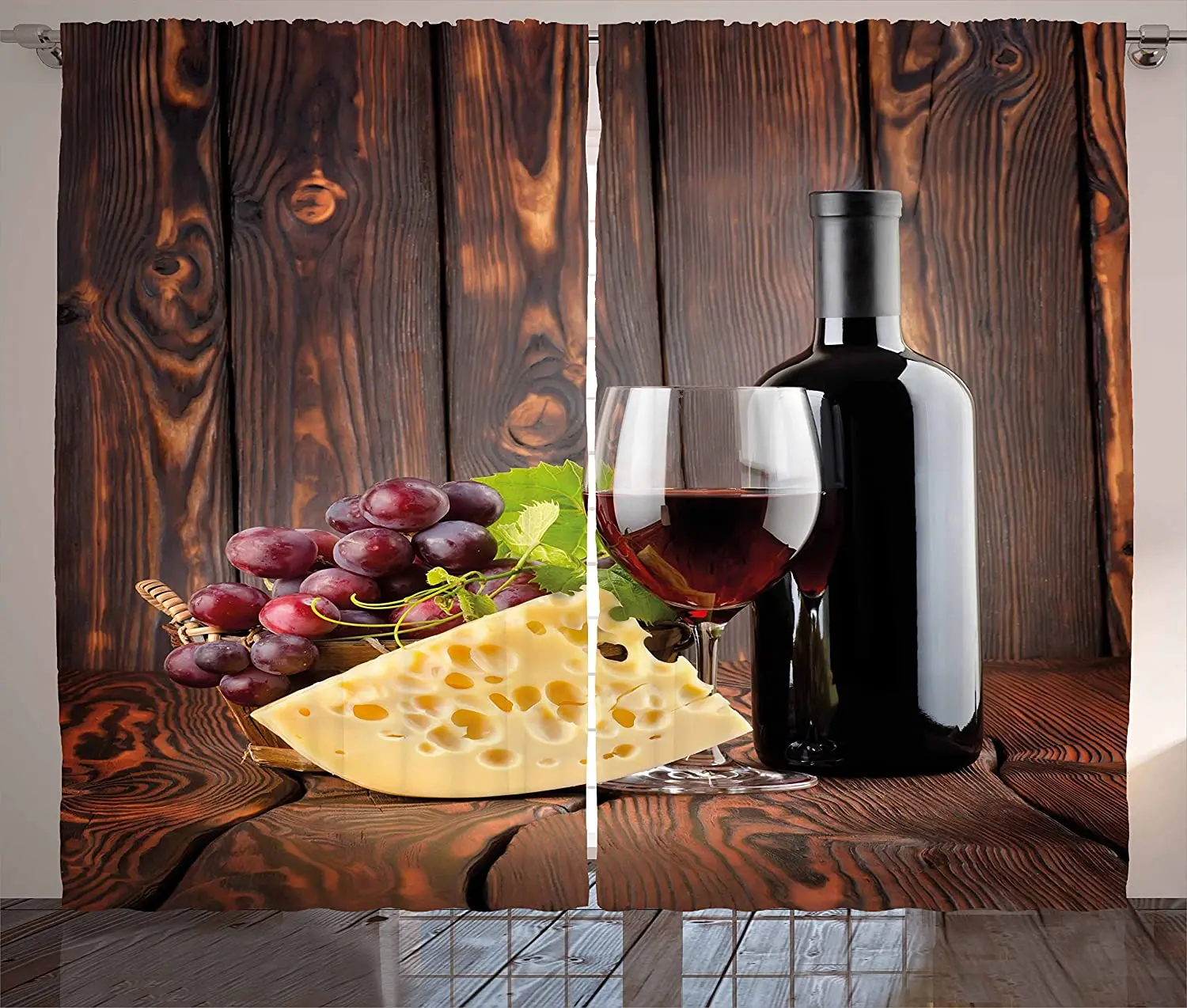 

Винные современные затемняющие шторы для гостиной, зеркальные шторы, занавески, кухонные шторы