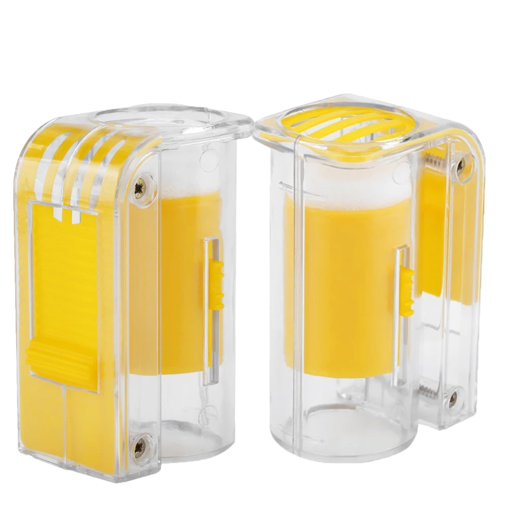 1шт Пластиковый инструмент для маркировки маток пчеловода, предназначенный для ловли маток и нанесения маркировки на корпусе бутылки с помощью поршня и ручки. Садовый инструмент для пчеловодства. Пчелы. Пчеловодство.