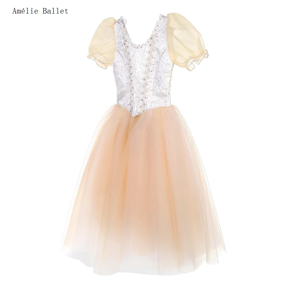 B23031 Романтическая пачка цвета слоновой кости с дизайном сзади на крючках для