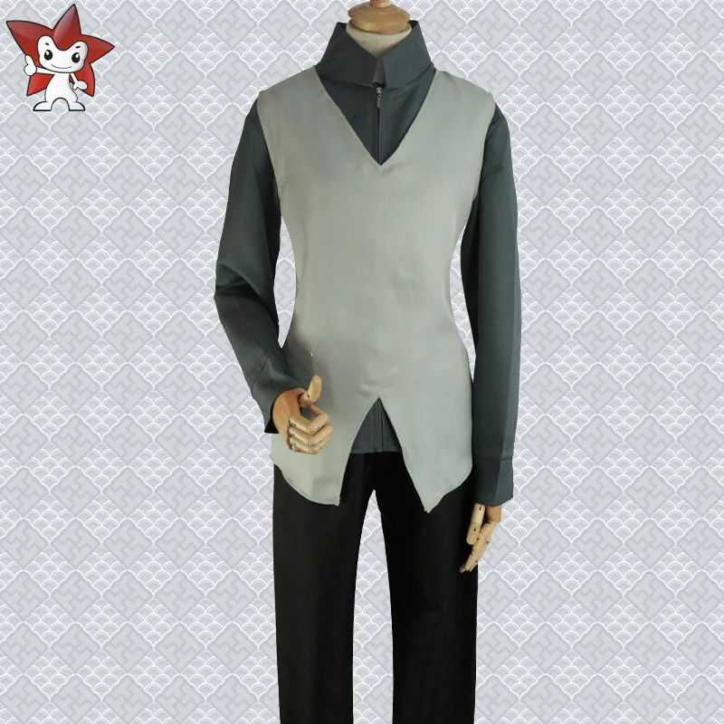 Аниме Наруто Боруто Учиха Саске Косплей Костюм Пиджак Мантия Жилет Топ Брюки Перчатки Хэллоуинский Праздничный Карнавальный костюм.