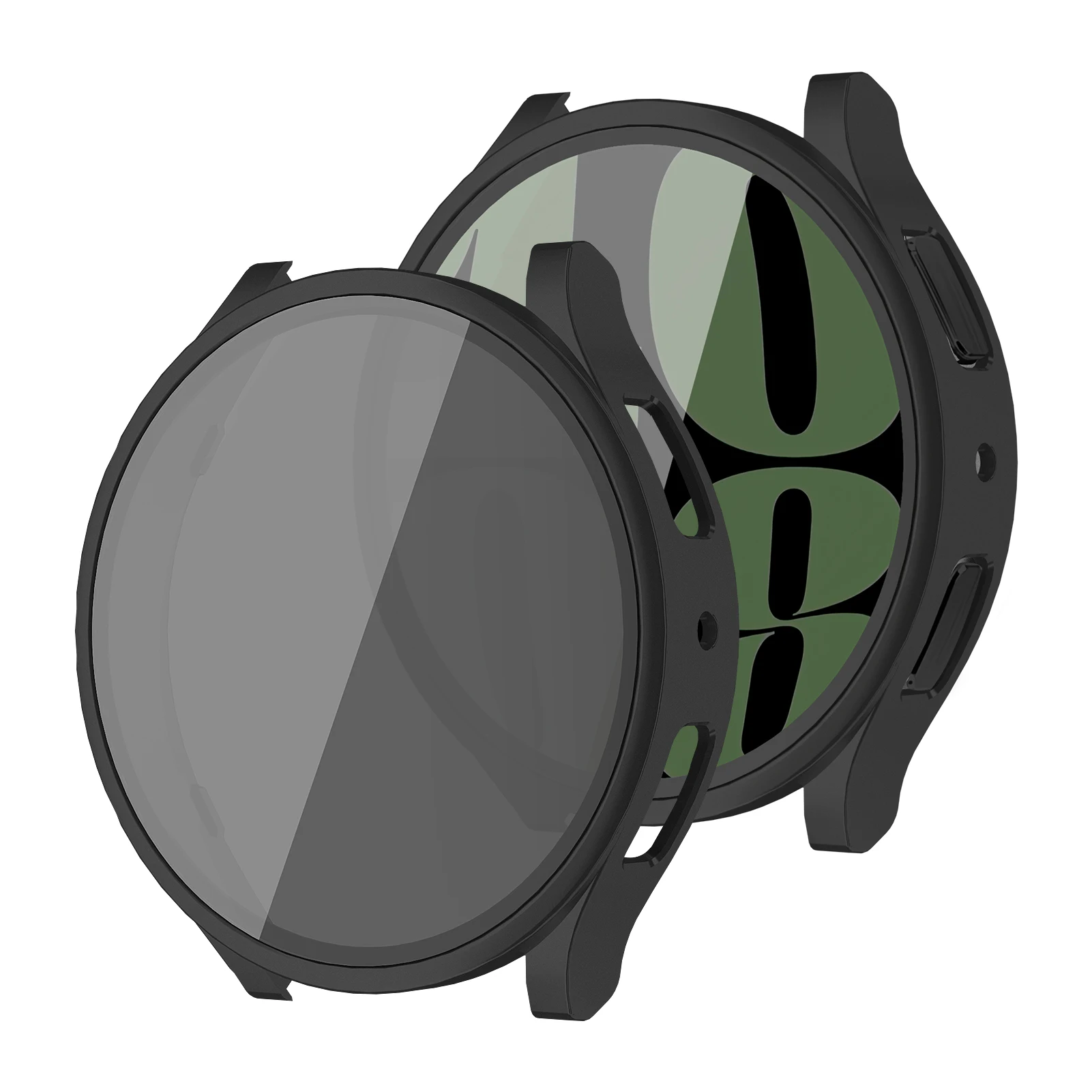 Закаленное стекло + защитный чехол для Samsung Galaxy Watch 7 44 мм 40 противоударный ПК 6