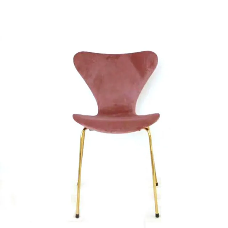 

Simple Creative Metal Dining Chair Nordic Tieyi Living Room Leisure Chair