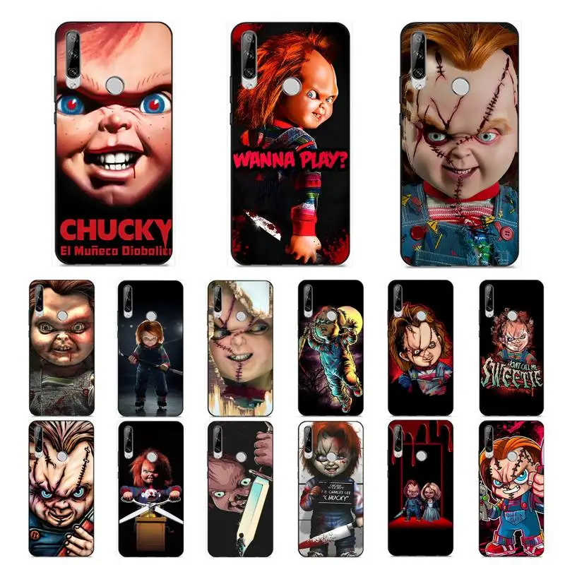 

Horror Movie Scary Chucky Doll Phone Case for Huawei Y 6 9 7 5 8s prime 2019 2018 enjoy 7 plus