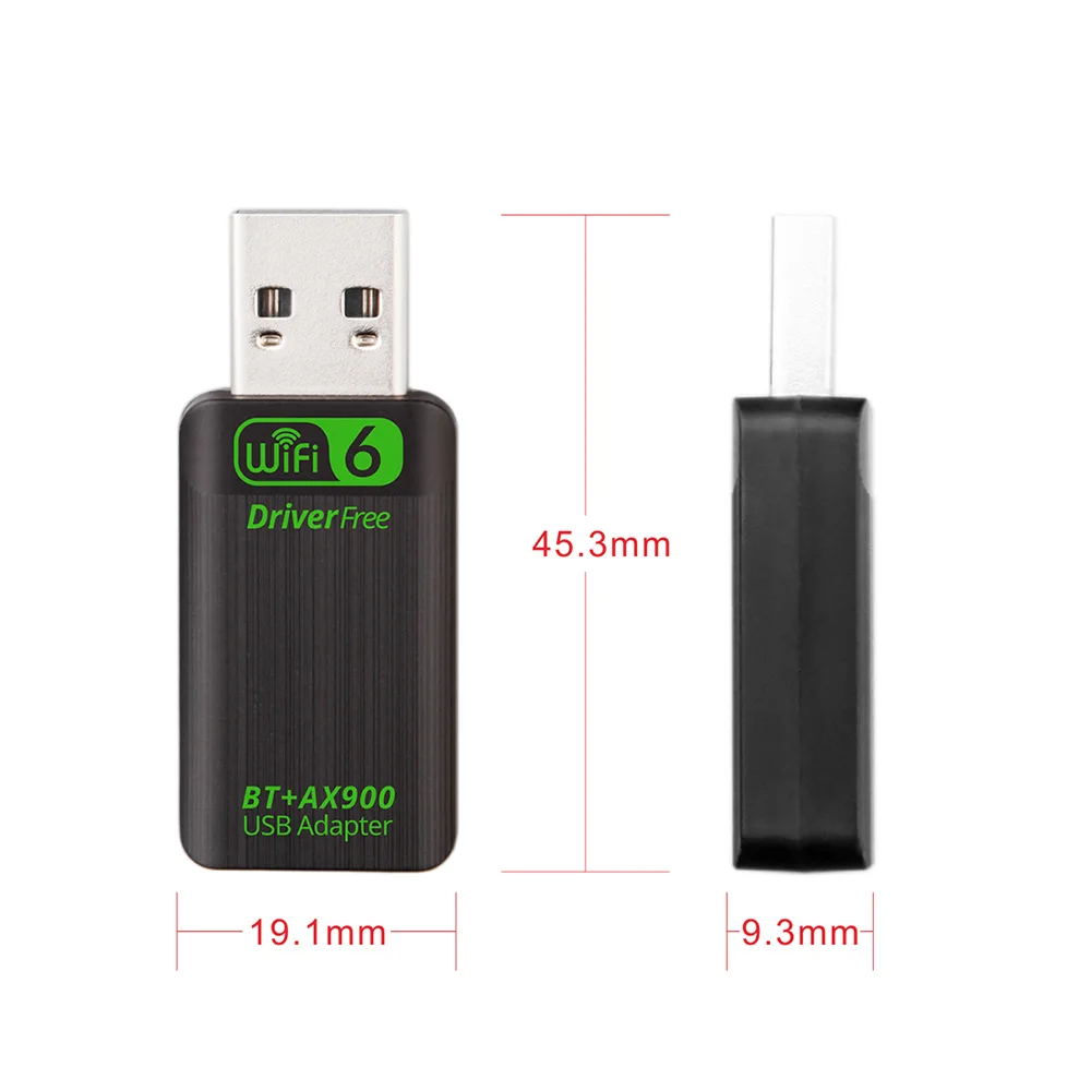 900 Мбитс USB Wi-Fi Bluetooth 5.4 Адаптер 2в1 Dongle Двухдиапазонный 2,4G 5 ГГц USB Wi-Fi 6 Сетевая карта Wlan Приемник БЕСПЛАТНО (art.: 3920cd8da7964) - 3920cd8da7964
