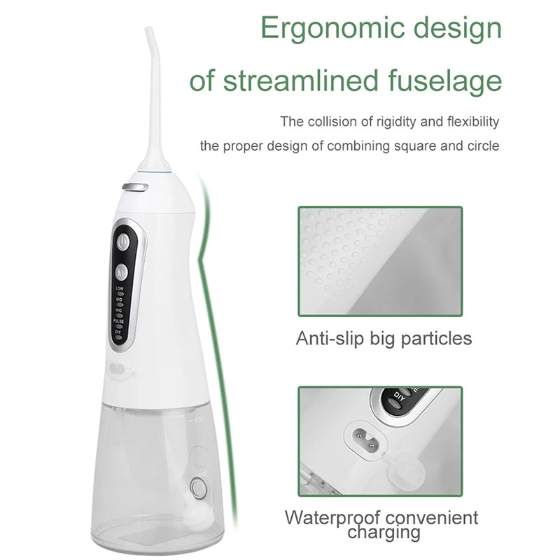 Household Pulse Electric Dental Flusher Portable Orthodontic Dental Cleaner Tooth Stone Cleaning Magic Device Adjustable