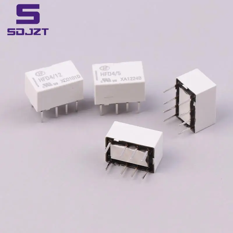 

1Pc DIY Signal Communication Relay Hfd4/3V, 5V, 12V, 24V S SR 2A 8-Pin Two Groups Of Conversion Direct Insertion