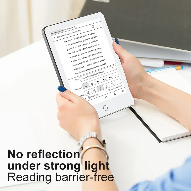 Фото Электронная книга BIGWEI X7Pro с 6-дюймовым E-Ink экраном, электронный блокнот, планшет с E-Ink дисплеем, поддержка приложения Kindle №4