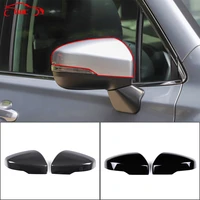 for subaru forester outback legacy xv 2019 2022 car rearview mirror cover side wing protect frame covers carbon fiber style trim