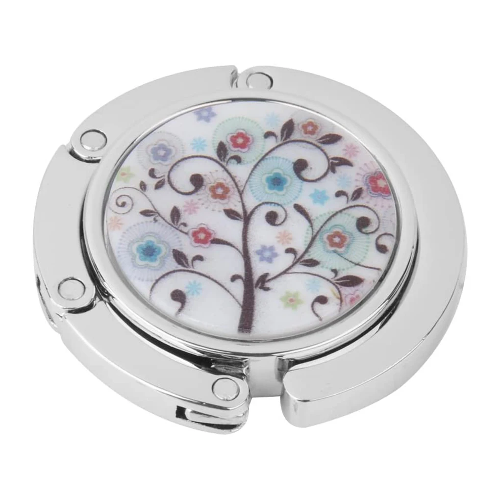 

Mini Portable Handbag Hook Metal Purse Hanger Bag Suspension Table Holder Home Decoration