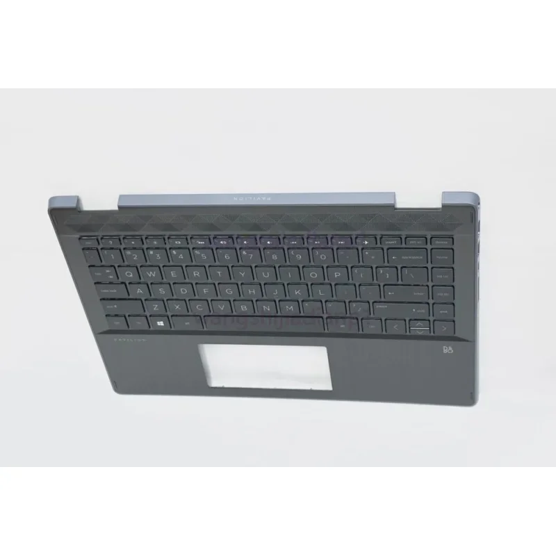 Новинка для HP Pavilion X360 14-DH упор рук с клавиатурой без подсветки Blue Edge L53788-001