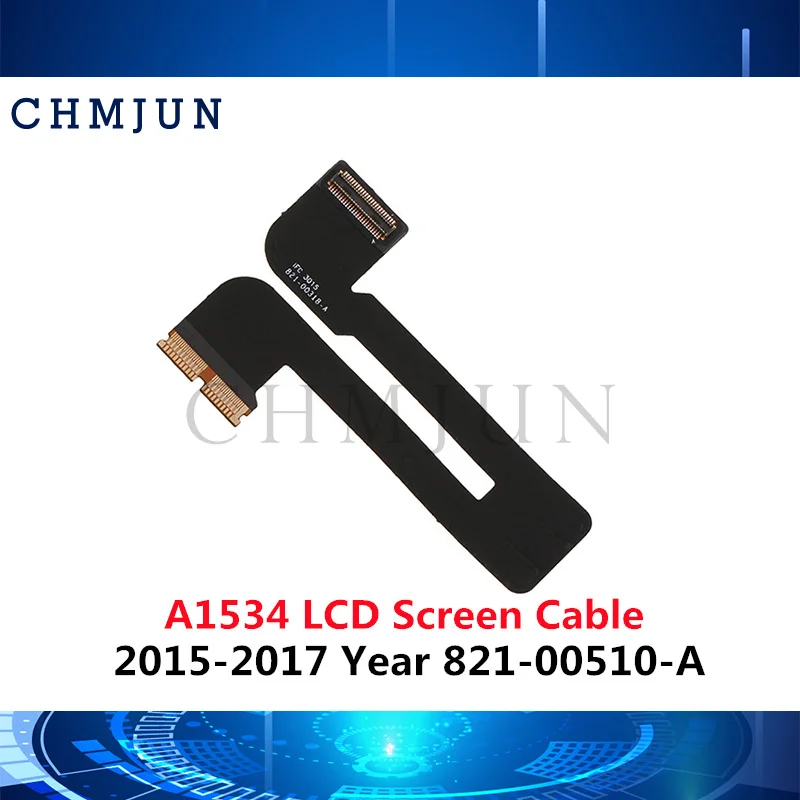 Новый гибкий кабель для ЖК-дисплея 821-00318-A 821-00510-A Macbook 12 дюймов A1534 2015 2016 2017 года -