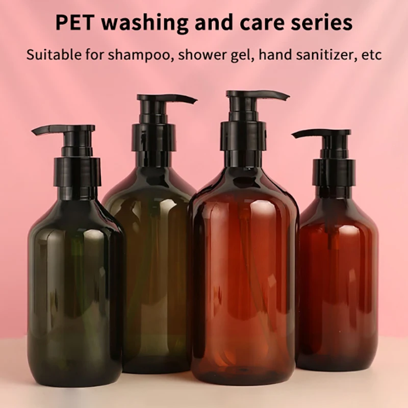 300/500 мл коричневая прозрачная бутылка с дезинфицирующим средством для рук жидкий