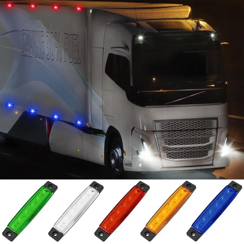 

12-24V LED Trailer Lights Side Marker Lights For Trailer Trucks Caravan Side Clearance Marker Light Lamp Led Lorry Amber Red