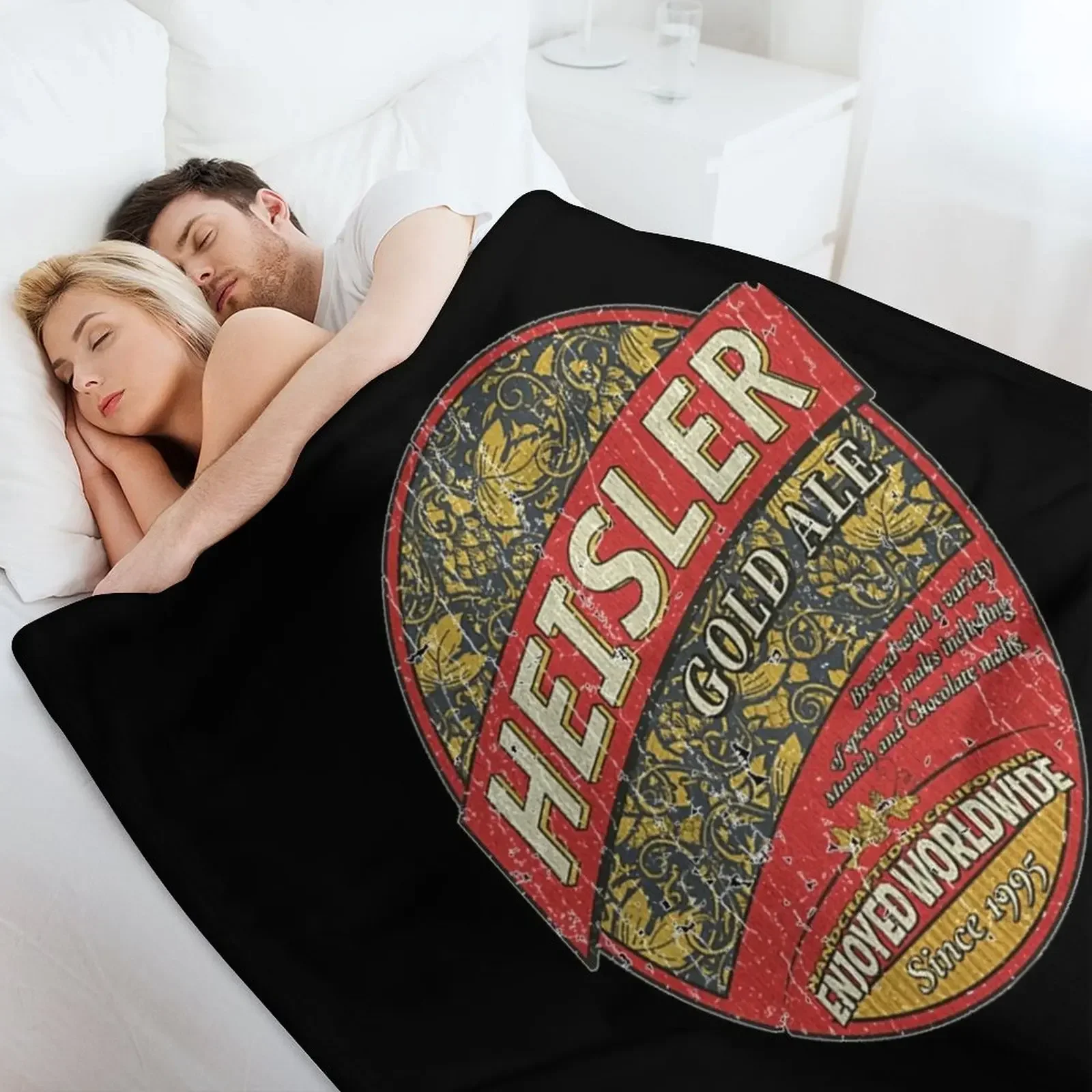 Heisler-Gold-Ale-Beer-1995-плед постельное белье одеяла