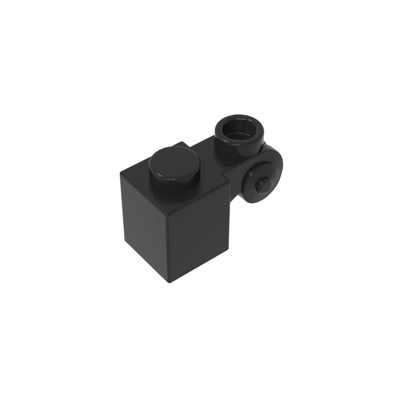 Фото Gobricks 10 шт. 20310 Кирпичи Специальный 1x1 Детали со свитком и открытой шпилькой Совместимый MOC Строительный блок Для взрослых и детей DIY №1