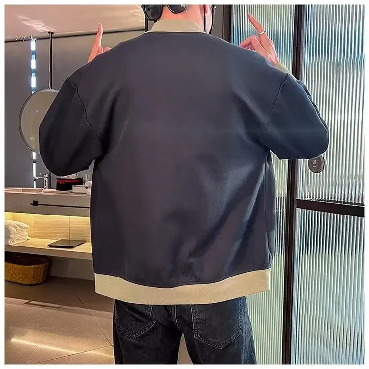 Новинка Осень 2022 мужская повседневная куртка Модный Цветной джемпер Молодежный