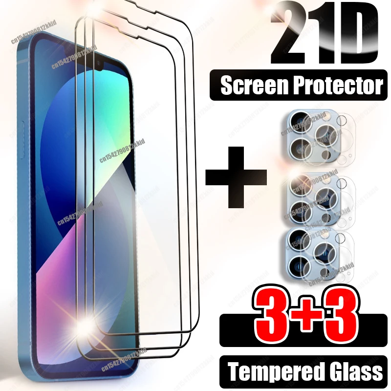 

Tempered Glass For IPhone 12 11 Pro Max Apple 12 Mini Screen Protector 3D Camera Lens iPhone 12Mini Full Cover 11Pro 12Pro Max