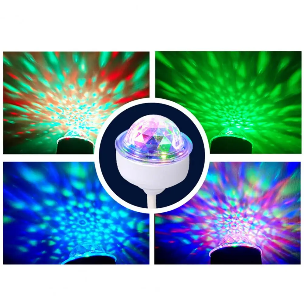 

Сценическая лампа IP20, водонепроницаемое светодиодное освещение для вечеринки, Plug-and-Play, мини USB лампа диско-шар, праздничная вечеривечерние, ...