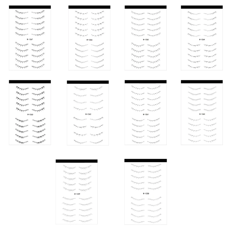 

Татуировки для нижних ресниц, патчи, плоские ленивые инструменты для макияжа, увеличьте глаза, симметричные ресницы, одноразовые