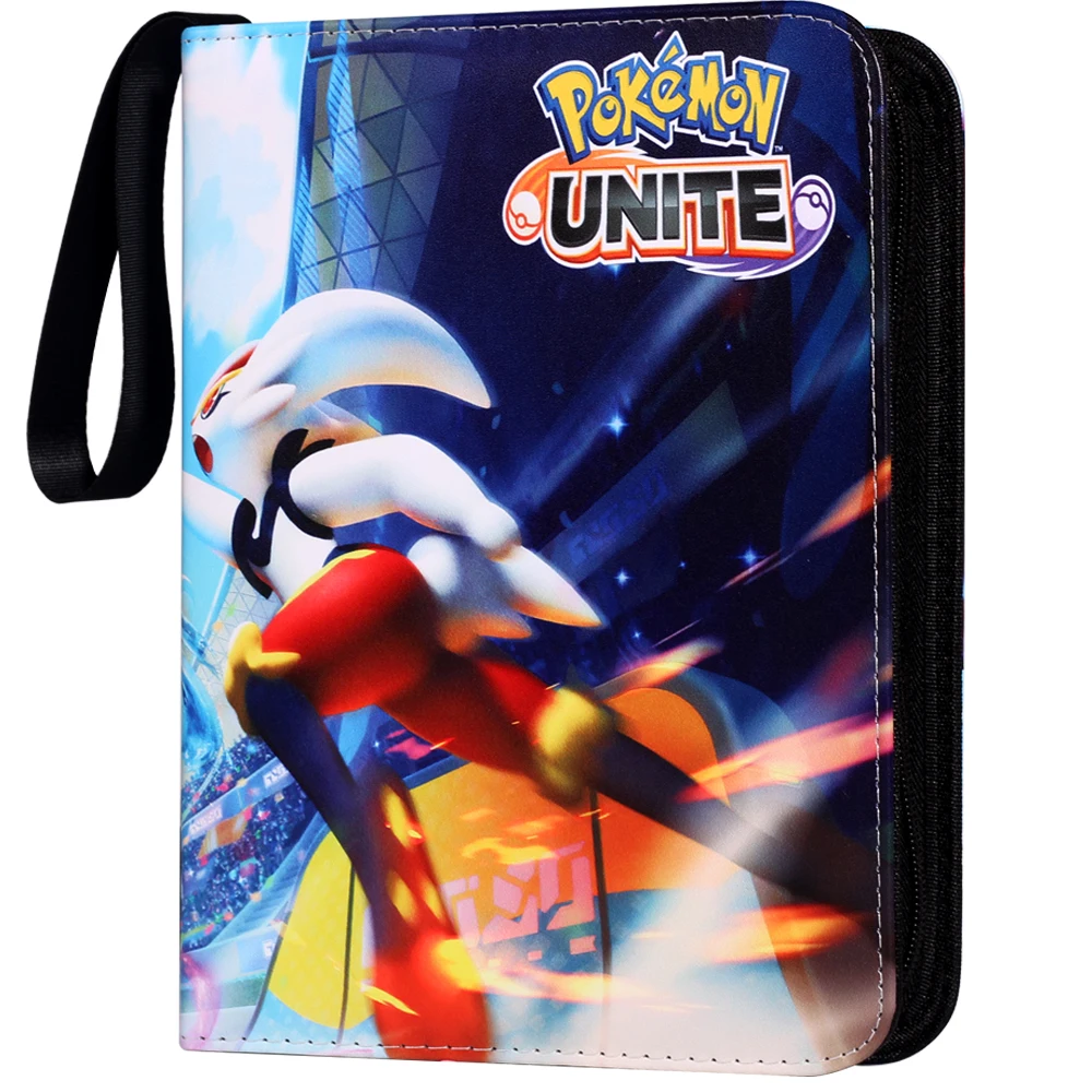 

PU Skin Album Pokemon Double Pocket Binder Card Collector Anime Game Card Portable Storage Case Top Loaded List Toy Gift for Kid