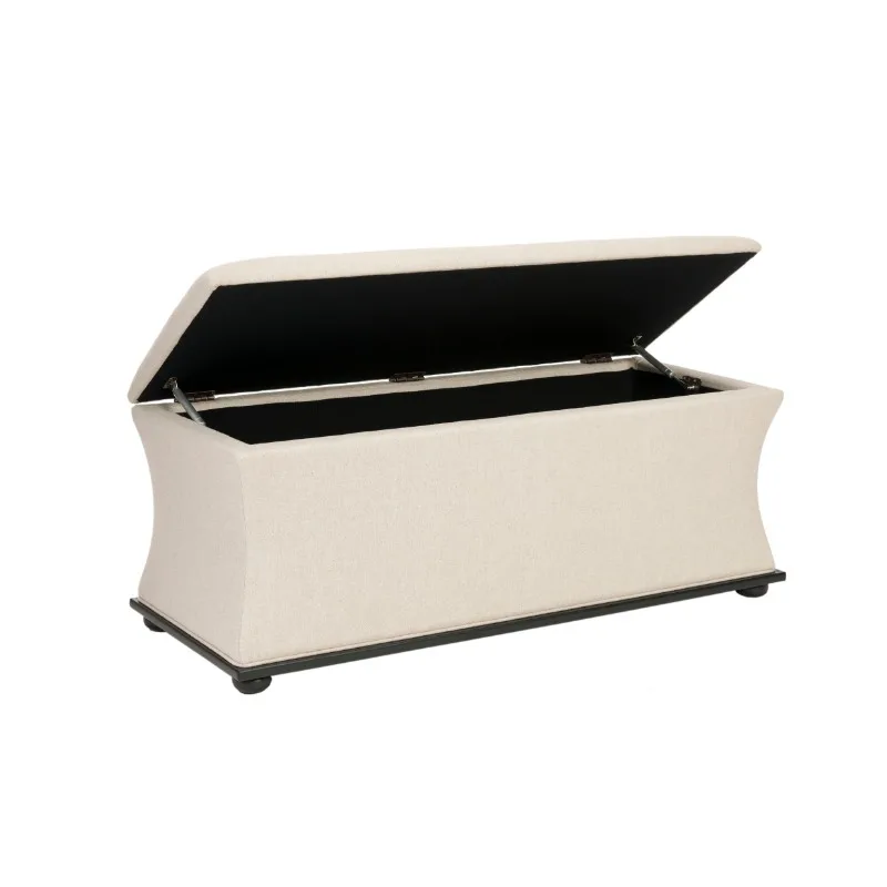 

Safavieh Aroura Transitional Glam Flip Top Upholstered Storage Bench