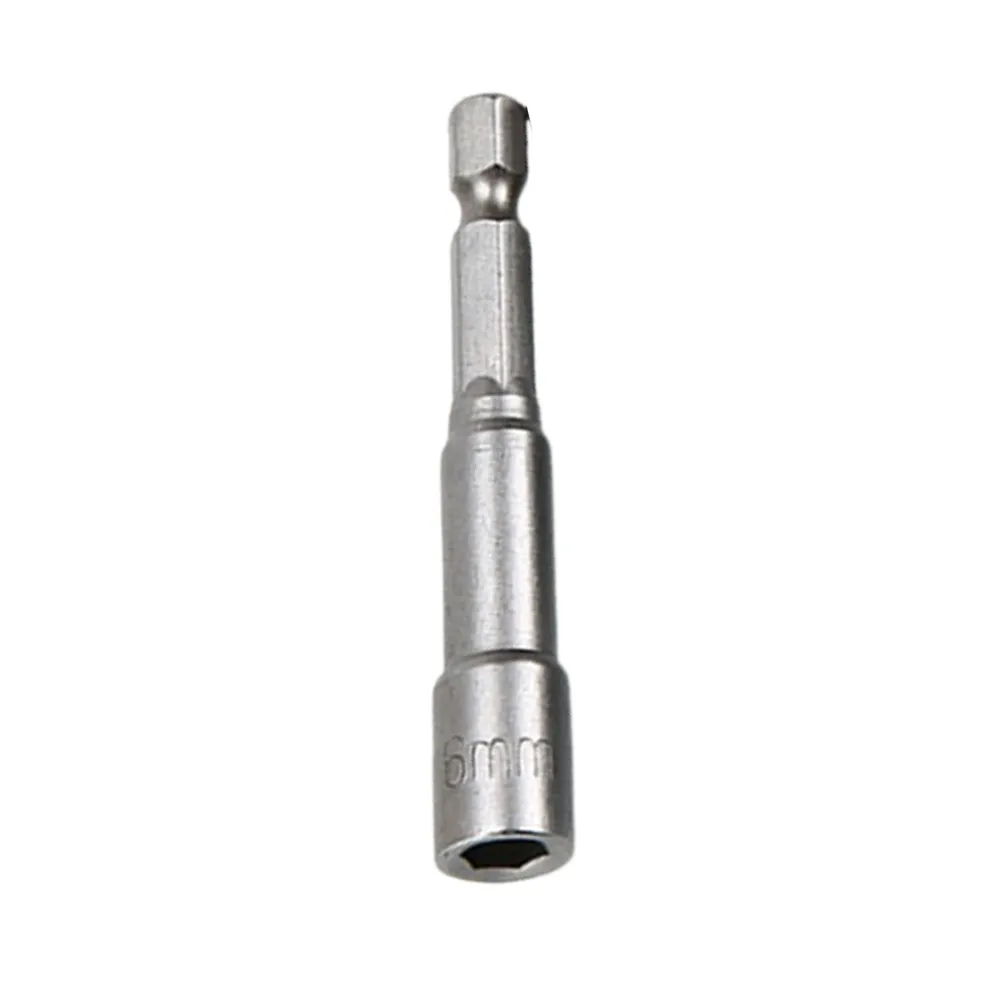 

3pcs Hex Socket Adapter Magnetic Nut Driver Screwdriver Socket Bit Hex Shank Driver Adapter Wrench Socket Adapter Bit 6/8/10mm