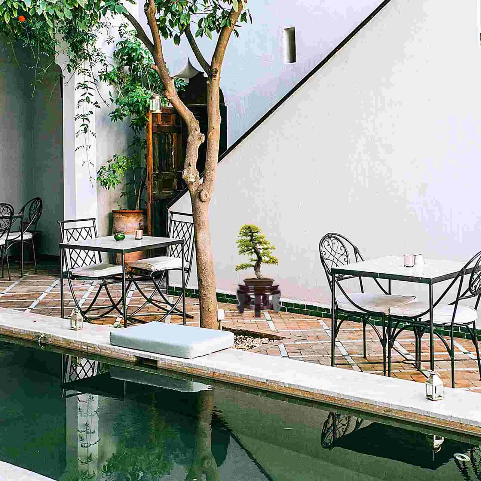 Цветочный горшок деревянное основание держатель для чайника стойка банок