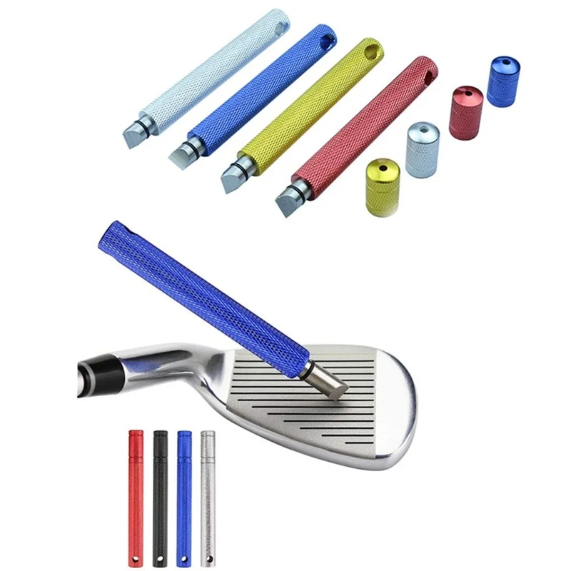 

Golf Groove Tool Golf Iron Wedge Club Groove Sharpener Cleaner Golf Club Clear Tool V U Blade 6 Color Golf Accesories