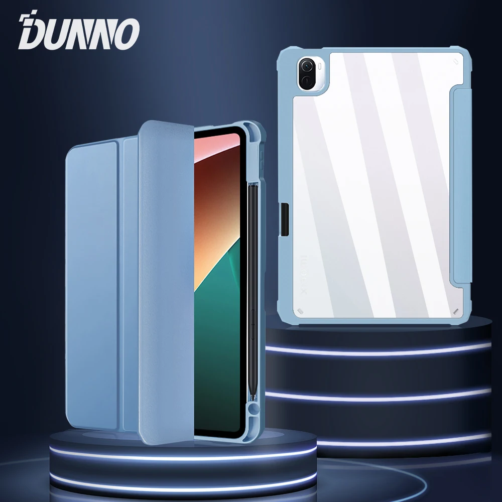 

Acrylic Tablet Case For Xiaomi Pad 5 & 5 Pro 11 inch For 2021 Mipad 5 Pro Magnetic Cover With Pencil Holder Transparent Funda