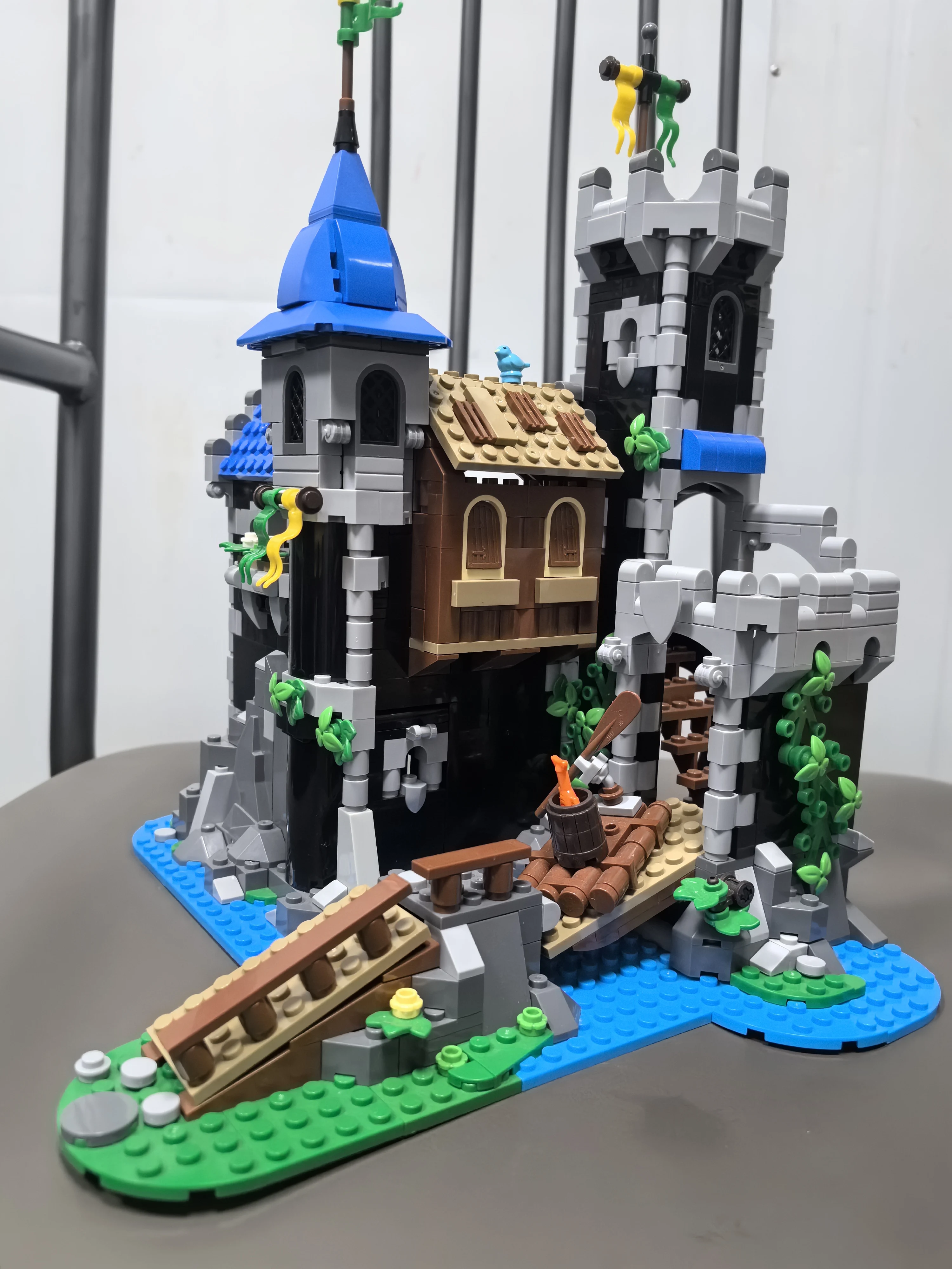 MOC-148389 архитектурная серия уезд хубин крепость замок Сборная модель игрушечный