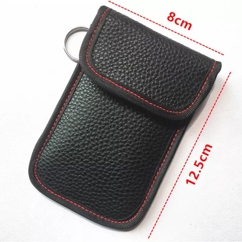 

Automobile accessories Anti Theft RFID Key Bag Signal Block Shield Cover Shell Pouch Case NFC Protect 12.5*8CM Car Key Pouch Car
