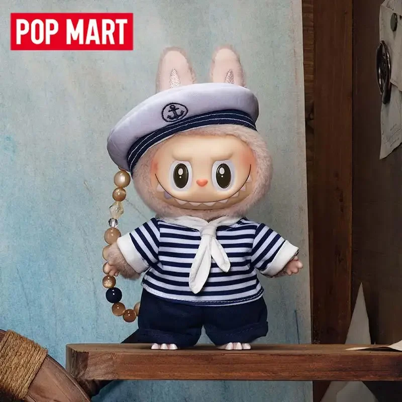 Фото POP MART LABUBU The Monsters Devliegende Series Sailor LABUBU Виниловая плюшевая фигурка-сюрприз в закрытой упаковке, коллекционная игрушка, кукла, милая аниме-фигурка №4