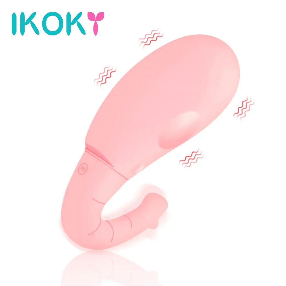 

IKOKY G-Spot массажный Стимулятор клитора слон прыгающее яйцо влагалище вибратор 8 скоростей вибрирующее яйцо интимные игрушки для женщин