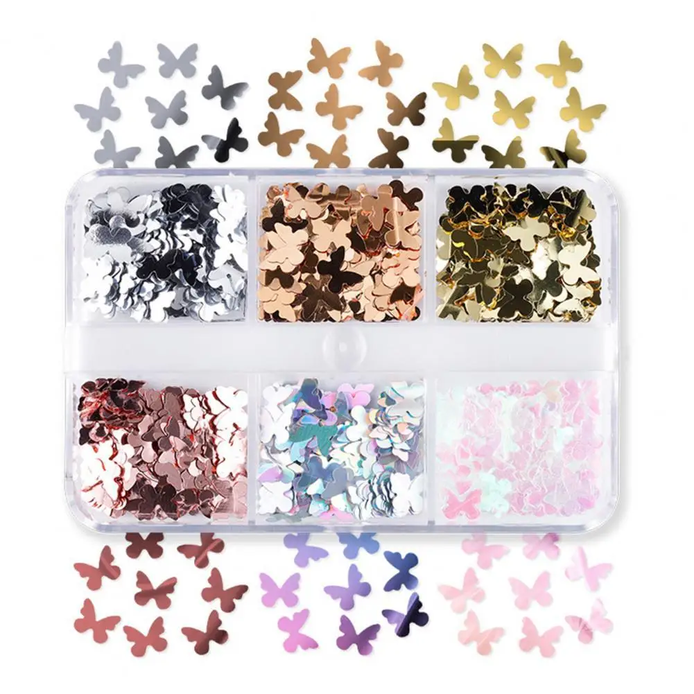 

Nail Decoration Functional Colorful Thin Nail Art Butterfly Jewelry Sequin for Female Nail Sequin Decoration Nail Sequins